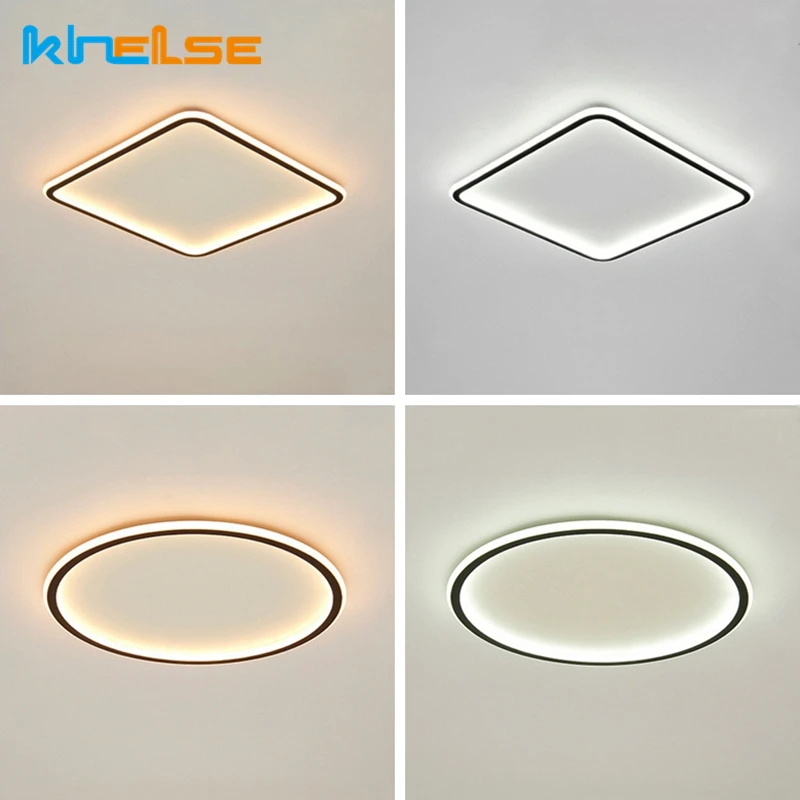 

Minimalist Circular LED Ceiling Light Ultra-thin Bedroom Surface Mounted Dimmable Ceiling Lamps Corridor Aisle Lighting Fixtures