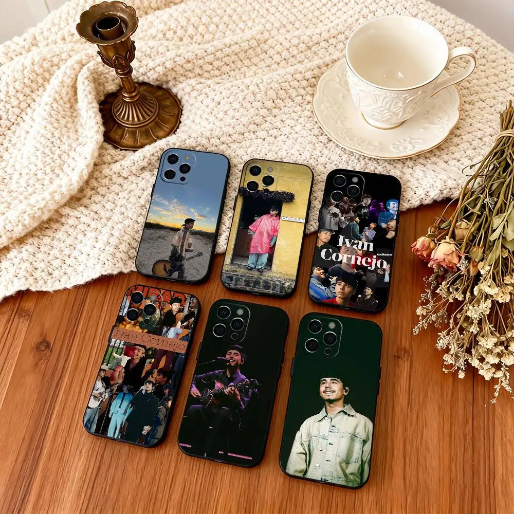 

I-Ivan Cornejo Rapper Phone Case For iPhone 17,16,15,14,13,12,11 Plus,Pro Max,Soft Silicone Black Cover