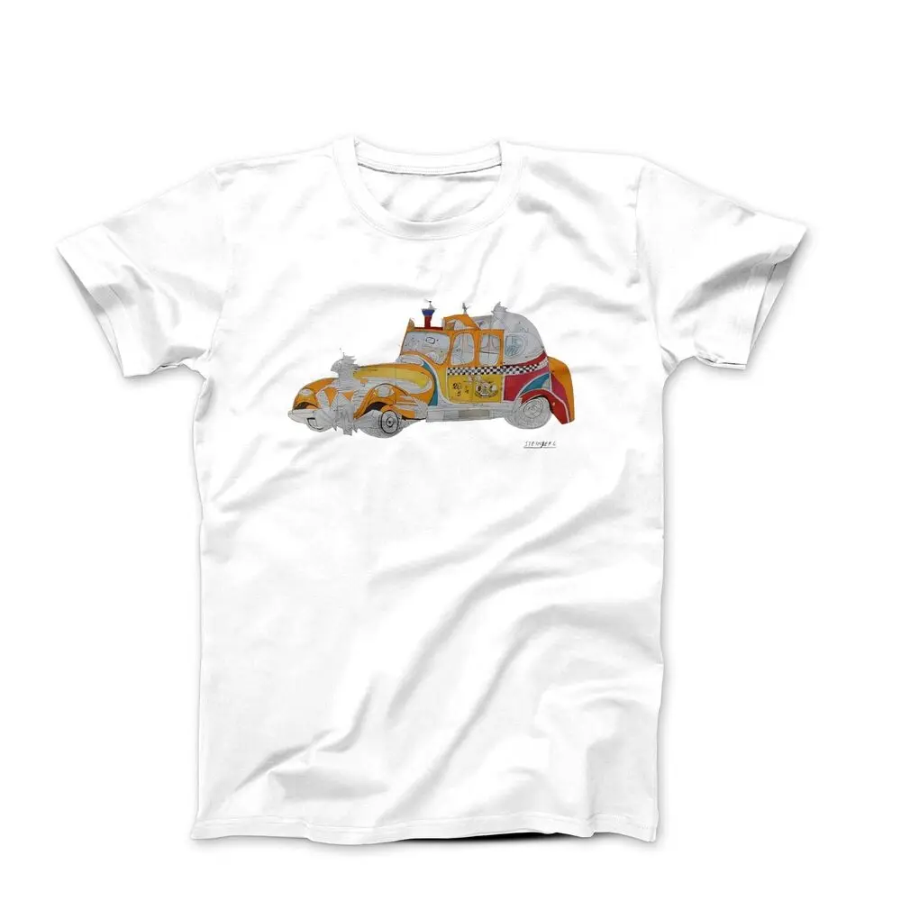 Steinberg Taxi (1948) Magazine Cover T-shirt High Quality 100%Cotton Short Sleeve