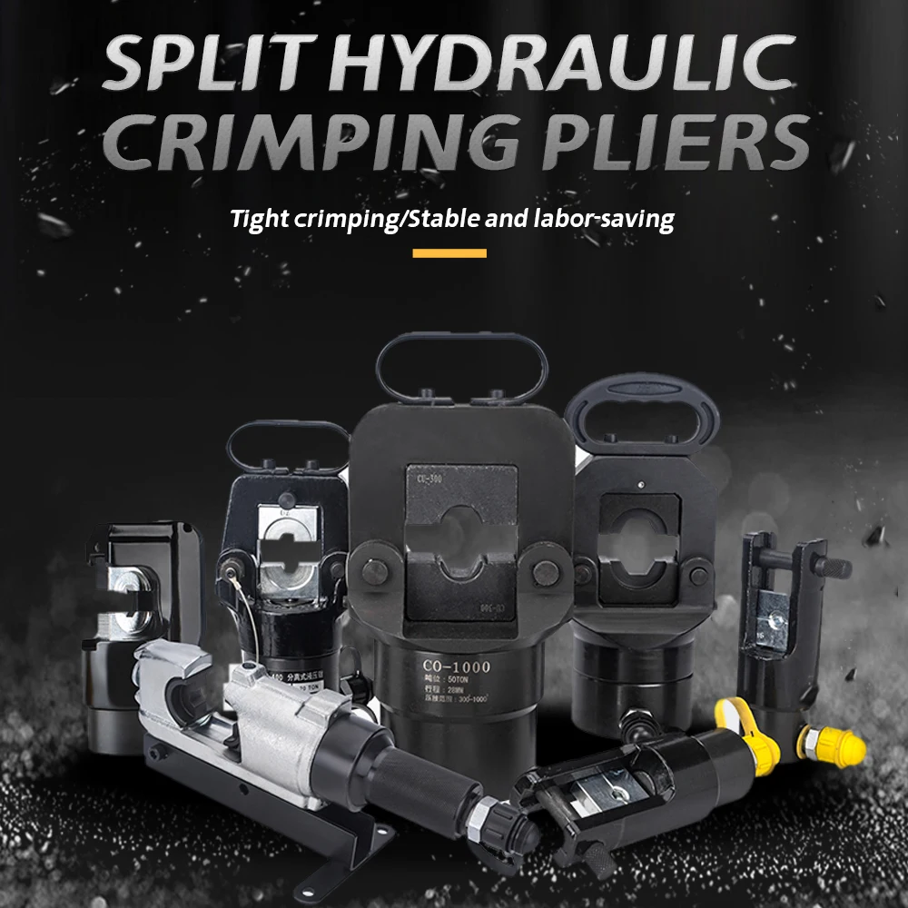 Fyq-300 Cable Terminal Crimping Tool Split Hydraulic Pliers For Copper Aluminum 20mm Stroke For Construction