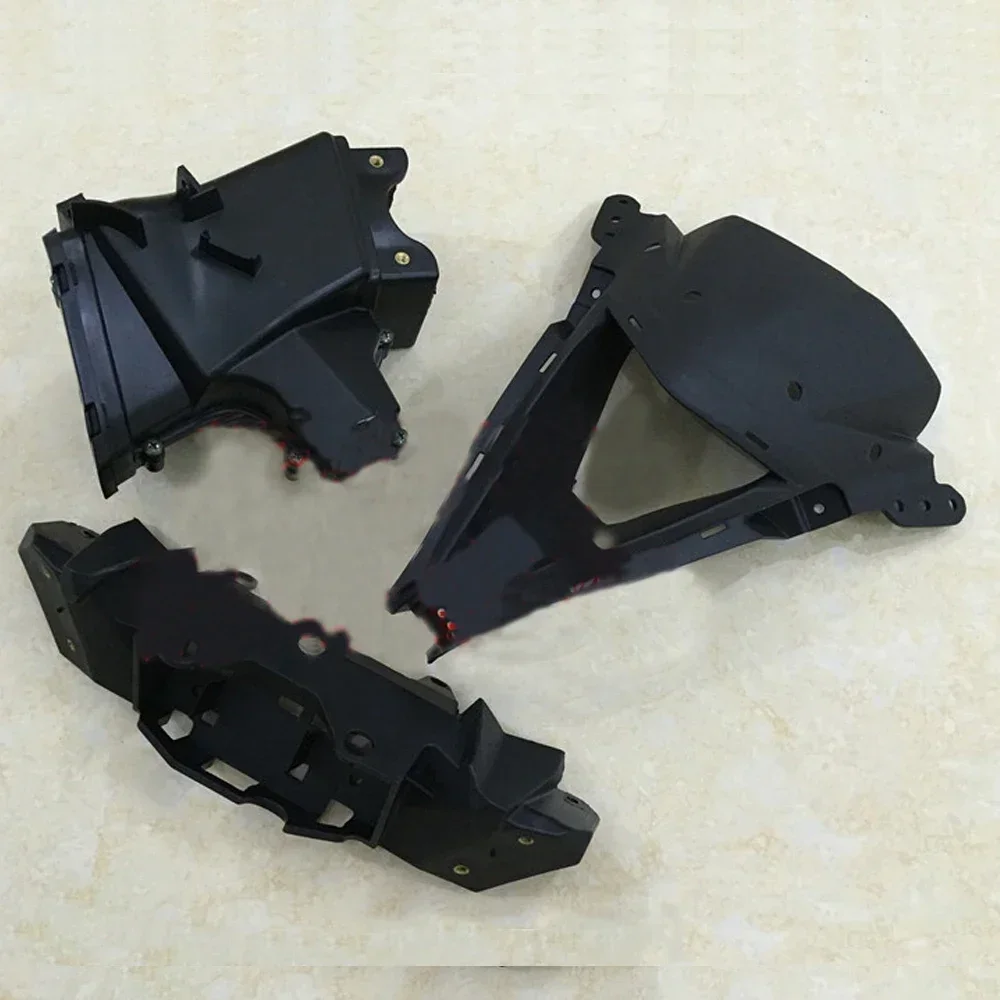 

Motorcycle Ram Air Intake Duct Tube Pipe Upper Stay Headlight Bracket Hood For Kawasaki ZX6R ZX 6R 636 ZX-6R Front Nose Fairing