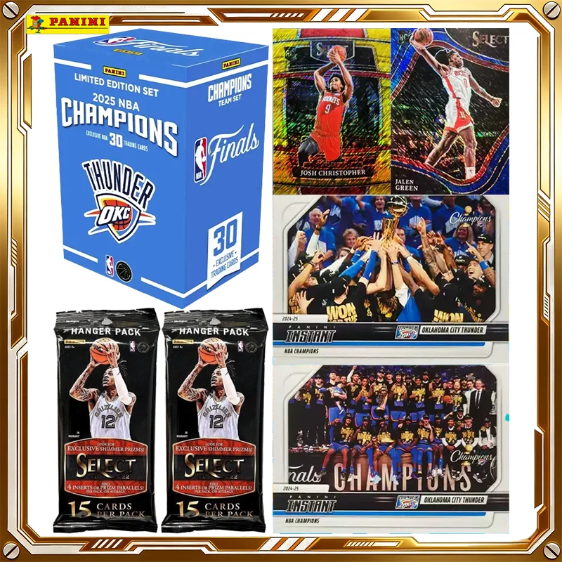 

2025 Panini OKC Thunder Champion Basketball Card 2022 Select NBA Mystery Box Genuine Trading Cards Toys Holiday Birthday Gifts