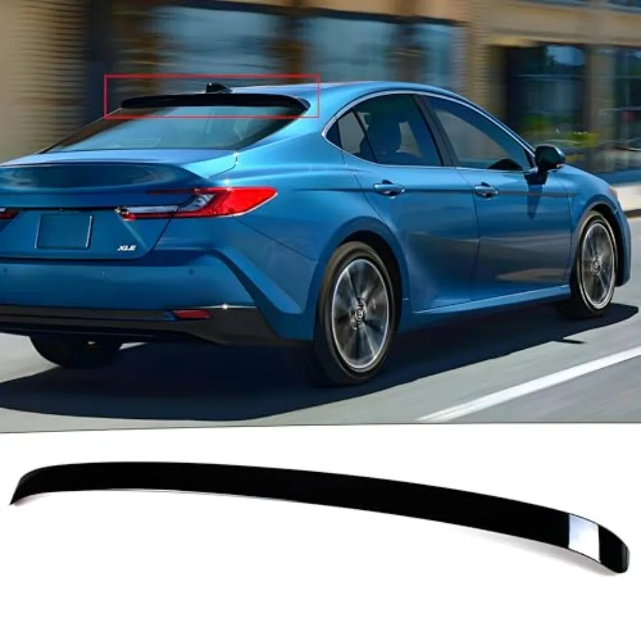 

Rear Window Roof Spoiler Visor Wing for Toyota Camry 2018-2025, Gloss Black ABS Plastic, Aerodynamic Design, Easy Installation,