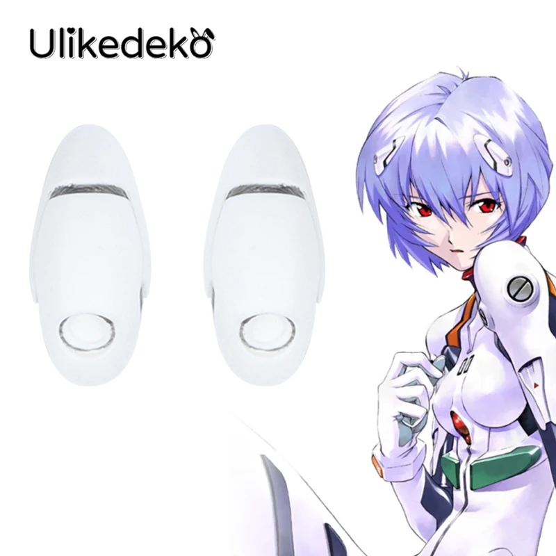 2pcs Hairpins Rei Ayanami Cosplay Japanese Anime Accessories Asuka Langley Soryu Hair Clips Anime Rei Cosplay Asuka Headwear