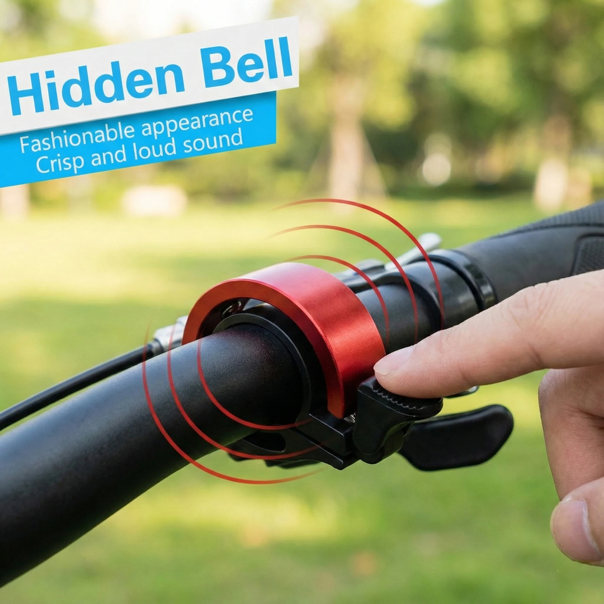 

Super Loud Bicycle Bell Universal MTB Handlebar Horn for Bike Safety Cycling Call Riding Safety Accessory