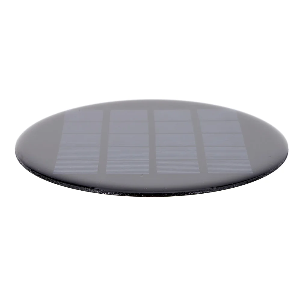 1.1W 5V Solar Panel Kit Mini Round Solar Epoxy Cell Charger Battery Charger Phone Power Bank for 3.7-5V Solar /Light