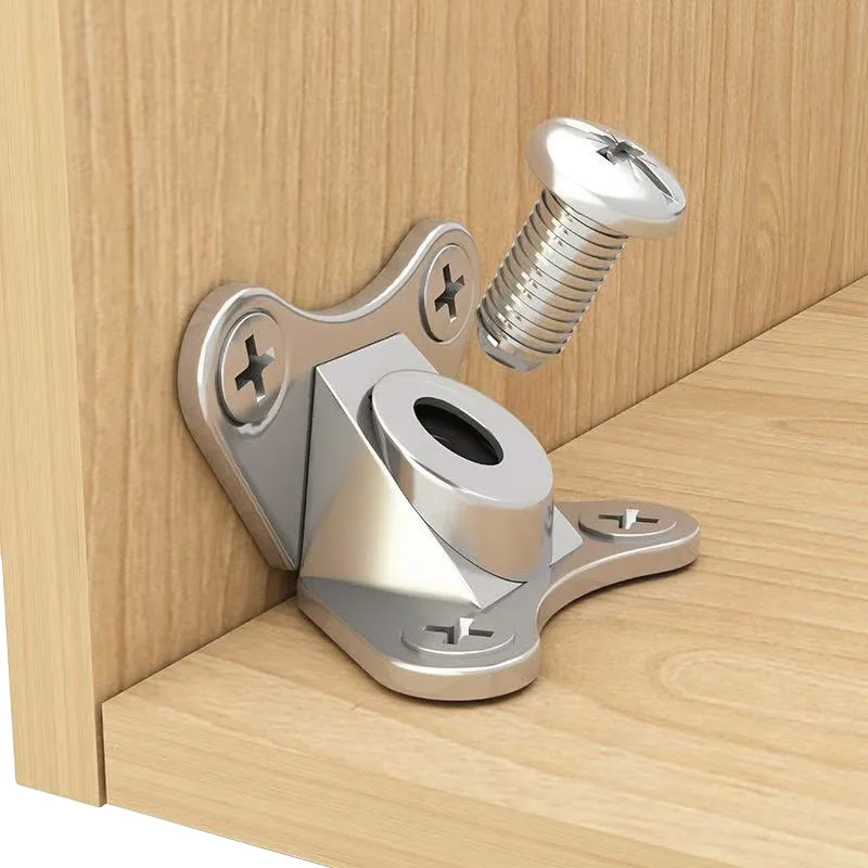 30Pcs/set zinc alloy butterfly corner bracket, removable corner bracket, with screws - support connectors for furniture, drawers