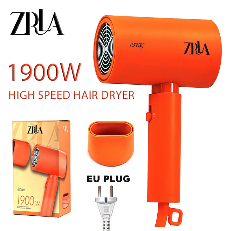 1900W Hair Dryer High-Speed Electric Turbine Airflow Low Noise Constant Temperature and Quick Drying Suitable for Home Salons