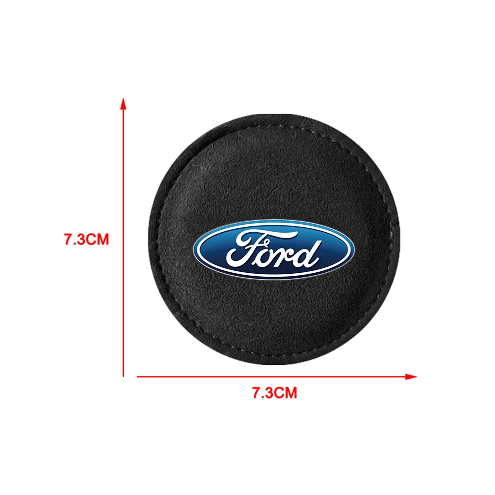 

2pcs Non-Slip Waterproof Heat Resistance Car Cup Mats Accesorios For Ford Focus 3 MK2 MK7 Fiesta Mondeo Fusion Kuga Transit Edge