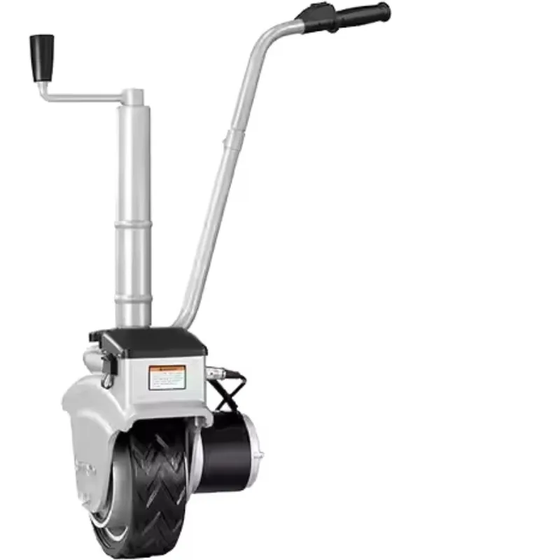 

New Jndo Electric Trailer Dolly Valet Mini Mover 3 Jockey Wheel Metal 2000lb Rolling 12V 350W