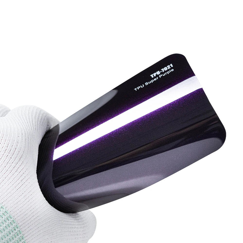 

HOHOFILM TPU Super Purple Colored PPF Dry Application Self Healing Anti Yellowing Color TPU Paint Protection Film