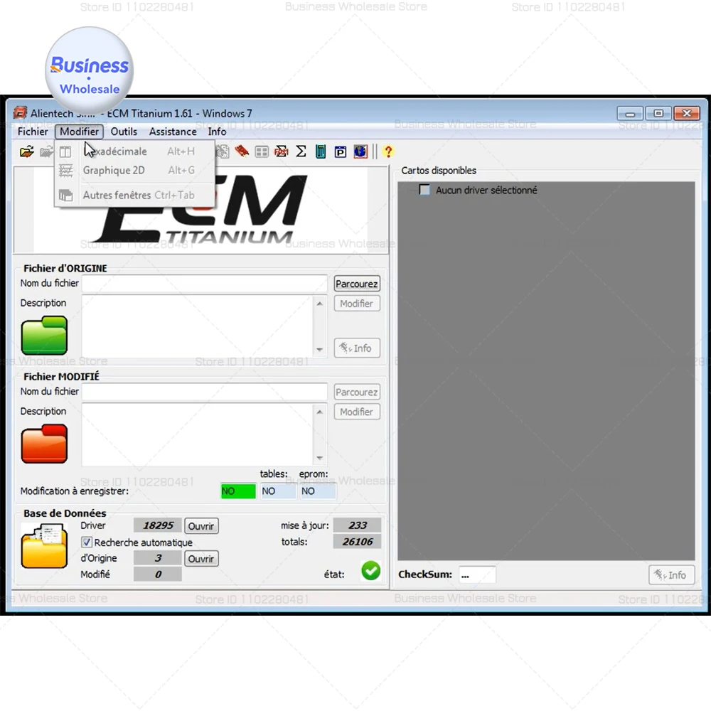 ECM Titanium 1.61 مع 26000 + سائق Hexadecimal View Checksum Car ECM V1.61 مع 18259 + سائق لبرنامج إصلاح السيارات أداة ecu
