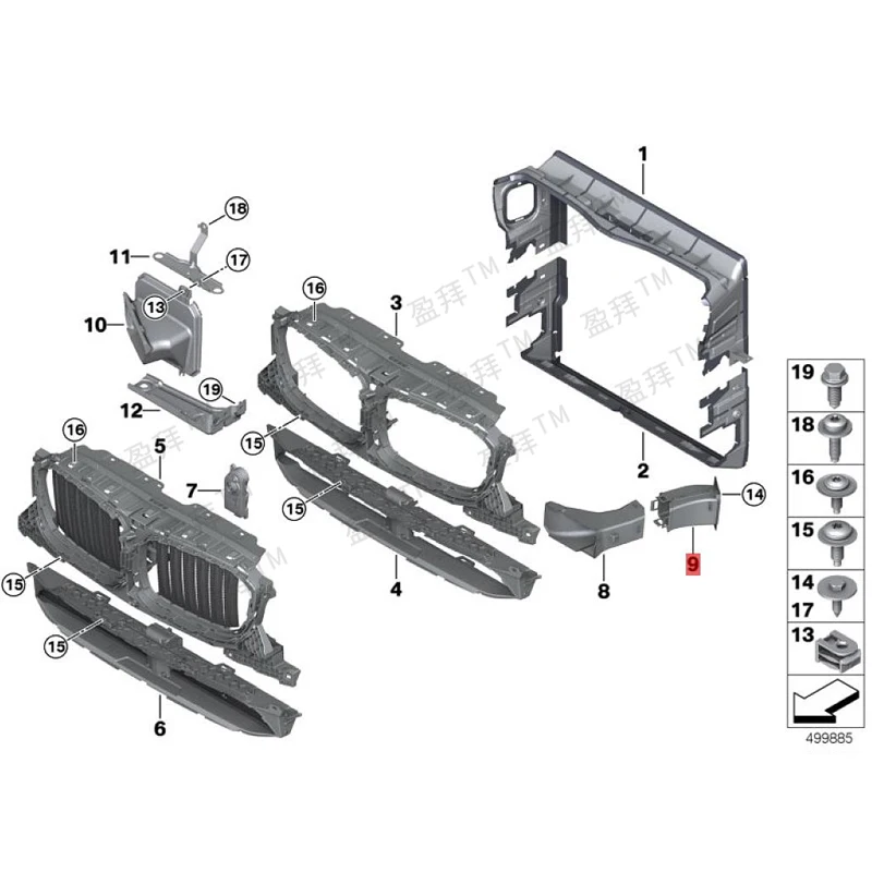 

Крышка колеса тормоза для воздуховода X3G 01X 330 dXX 3G0 1X3 20i XX3 G01 X33 0iB 46