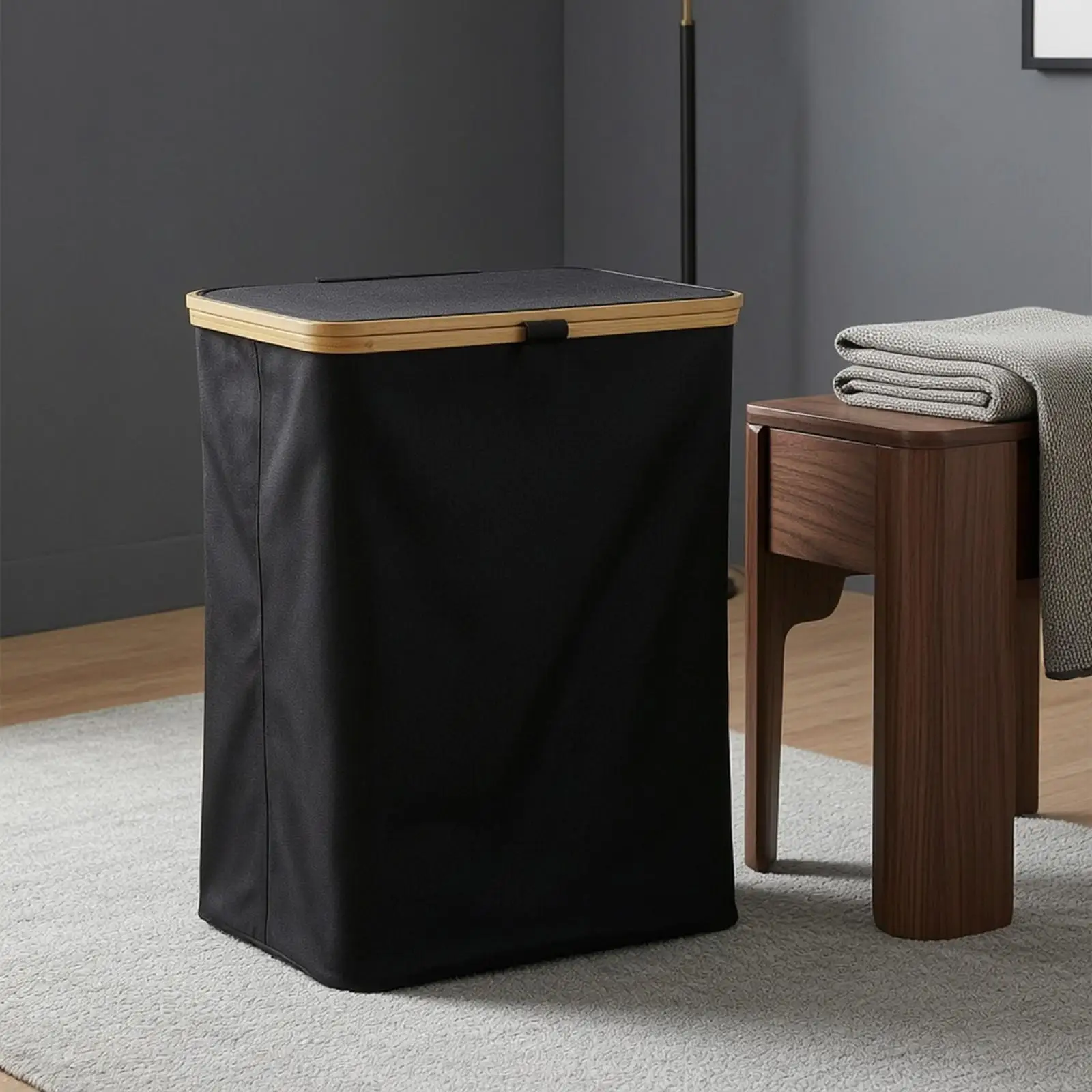 waterproof-laundry-basket-foldable-oxford-cloth-tall-hamper-with-lid-for-laundry-room-storage-organization