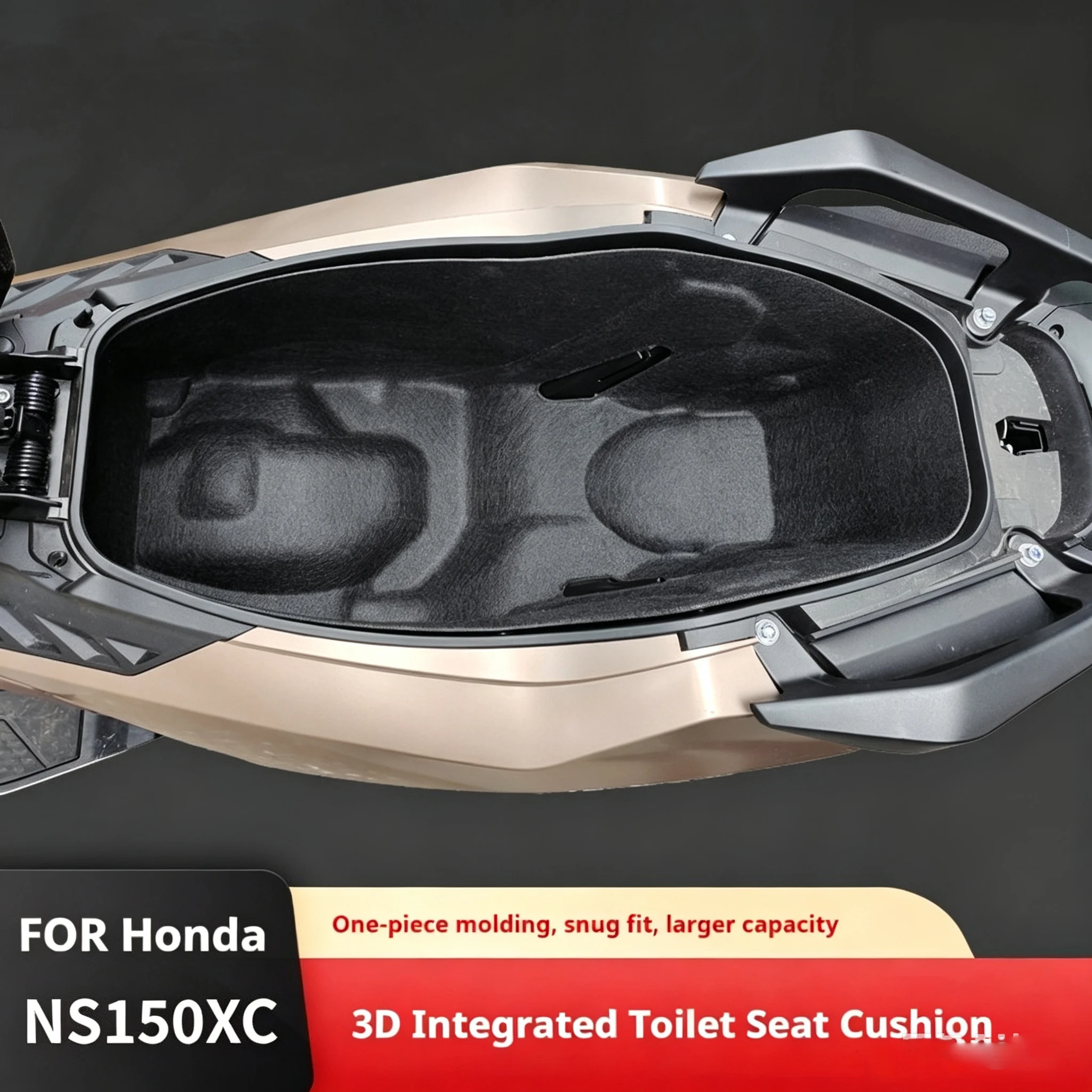 3D Integrated Anti-scratch Seat Storage Liner With Card Pocket Mod Accessories For Honda NS150XC Accesorios moto