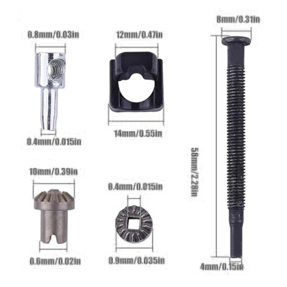 For Echo CS-400 CS-450 Chainsaw Chain Bar Tensioner Adjuster Kit Includes Adjusting Screw and Oil Pump Cover Set