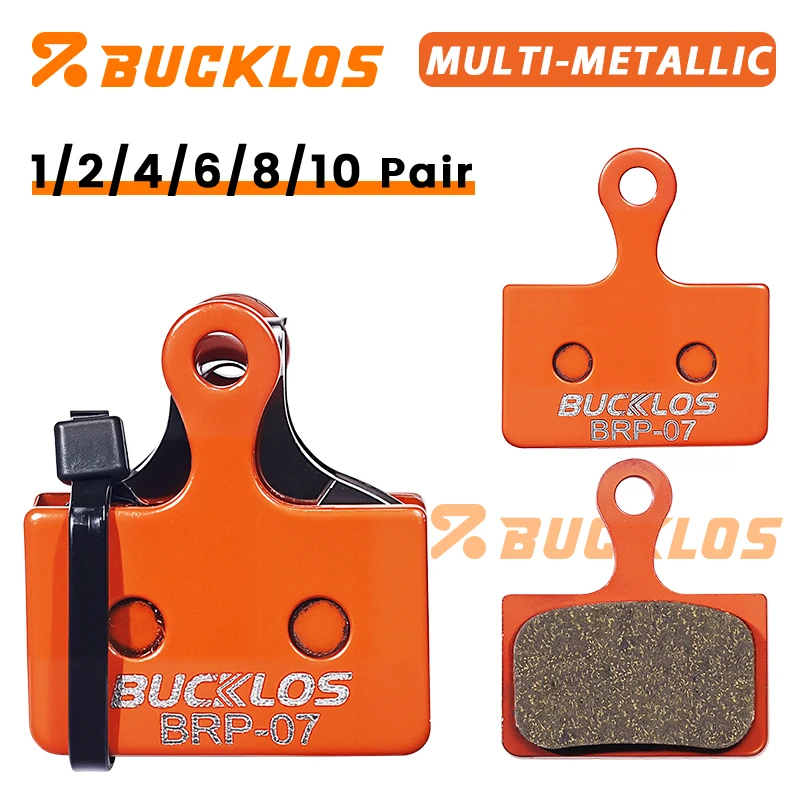 

Тормозные колодки BUCKLOS Multi-metallic MTB для велосипедов SHIMANO K05S, дисковые тормозные колодки для горных и шоссейных велосипедов, гидравлические дисковые тормозные колодки.