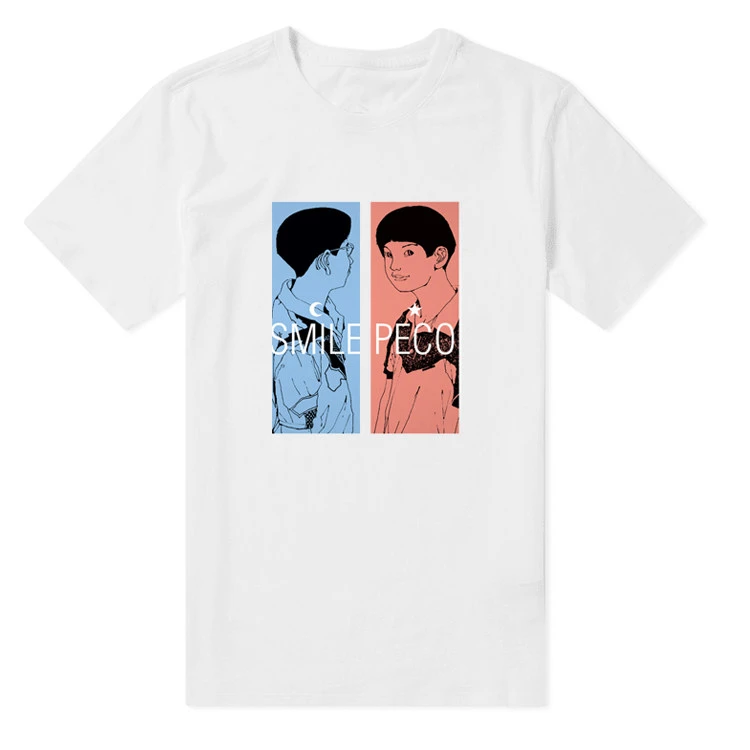 Pingpong Hoshino Yu A Flat Month This Sincere Smile Smith Animation Surrounding Short-sleeved Cotton T-shirt