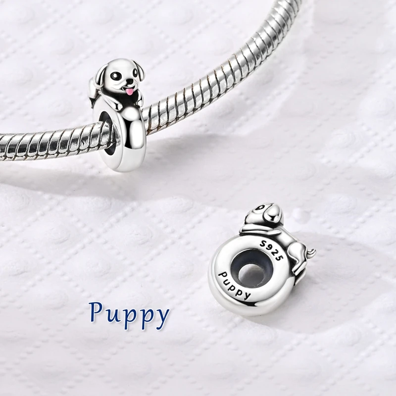 Animal Series Positioning Bead SilverCharms Beads Fit Original Bracelet Bag Earring Charm Bead Pendant Diy Women Jewelry Gift