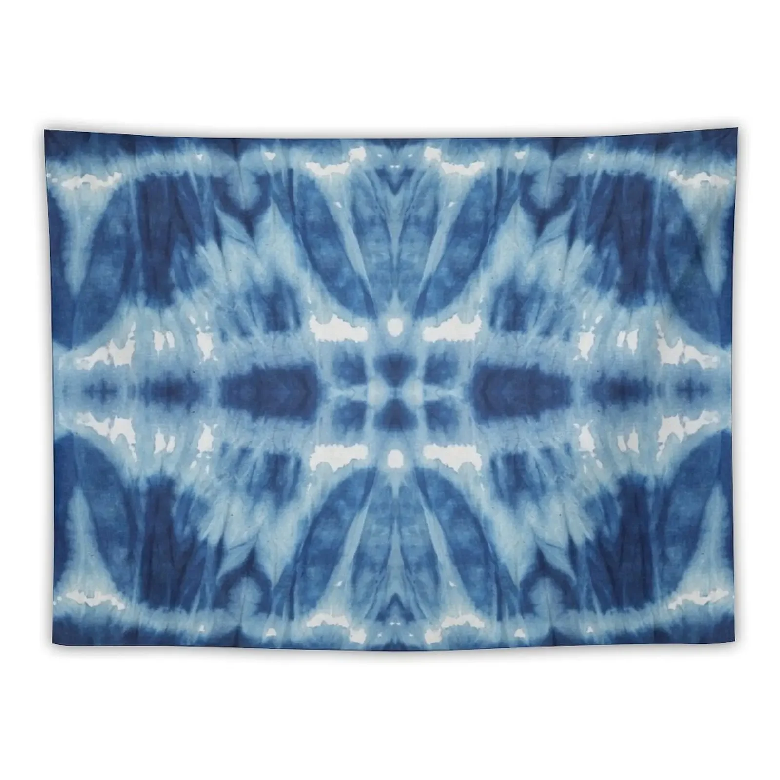 

Tie-Dye Blues Twos Tapestry Wall Tapestries Room Decor Tapestry