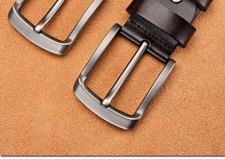 Guter und Günstiger Herren Retro-Dornschließen-Gürtel Geeignet für Formelle Anlässe Hohe Kosteneffizienz Casual Anzug-Hosen-Gürtel Design – Detail 13