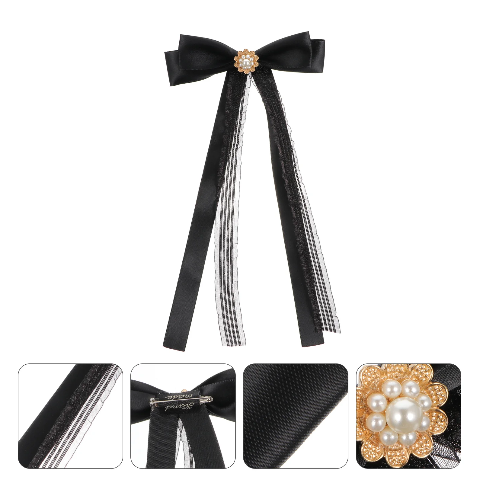 فراشة ربطة القوس فيونكة بروش دبوس للنساء أنيق الشريط الرقبة التبعي مناسبة ل قميص تنورة ياقة ارتداء قبل تعادل