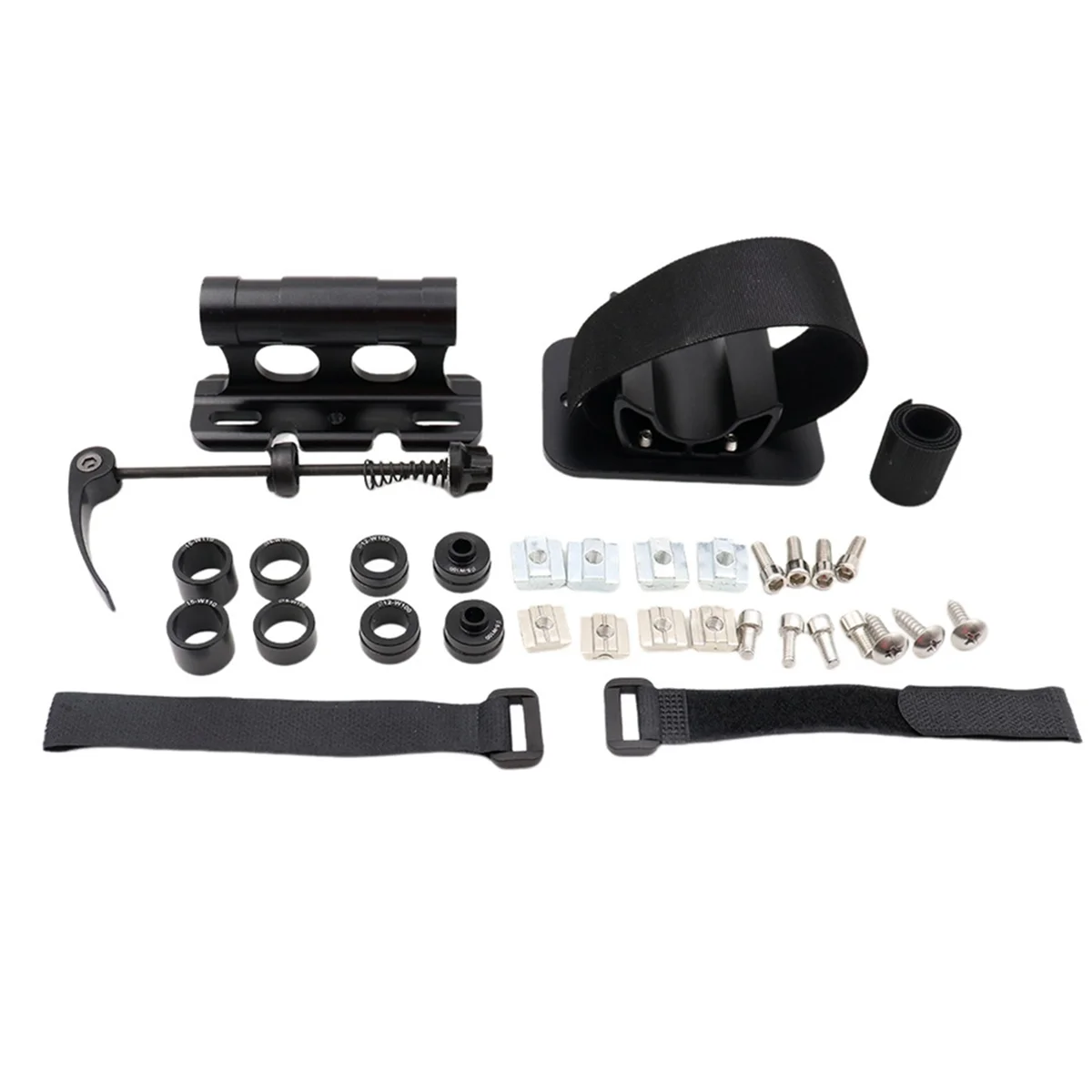 

A06T-Bike Fork Mount Car Roof Rack Support Quick Release Thru Axle Carrier Road Bicycle Front Fork Block Stand Holder