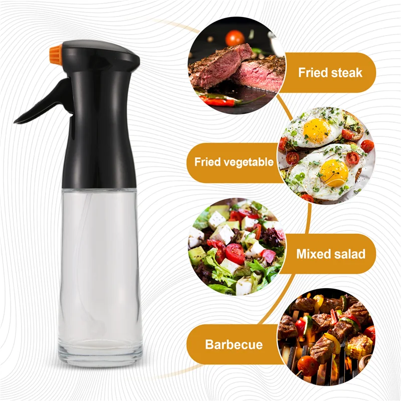 -A94Z Oil Sprayer For Cooking, Olive Oil Sprayer Mister, Oil Spray Glass Bottle, Food Grade Oil Spritzer For Air Fryer, BBQ