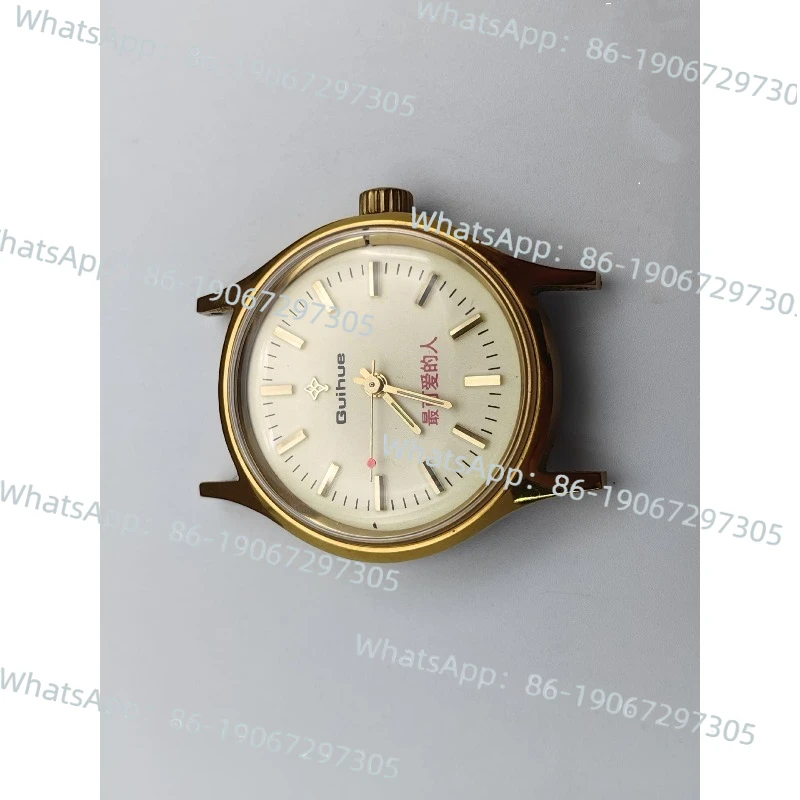 

Средний Nanning Osmanthus The Cutest Person 31,5 мм, золотая мужская и женская механическая ручная полоска