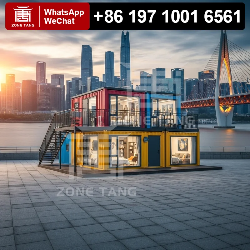 

Temporary Housing Bungalow Home Pre Fabricated Homes Budget Friendly Modern Shipping Container Home Anti Rust Readymade Homes