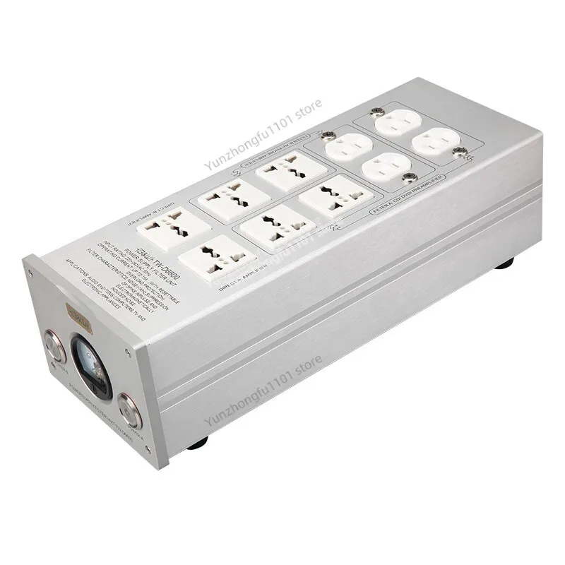 220V Power Filter Surge Protection Socket, HiFi Audio Fever Grade Anti-Interference Purifier Power Strip