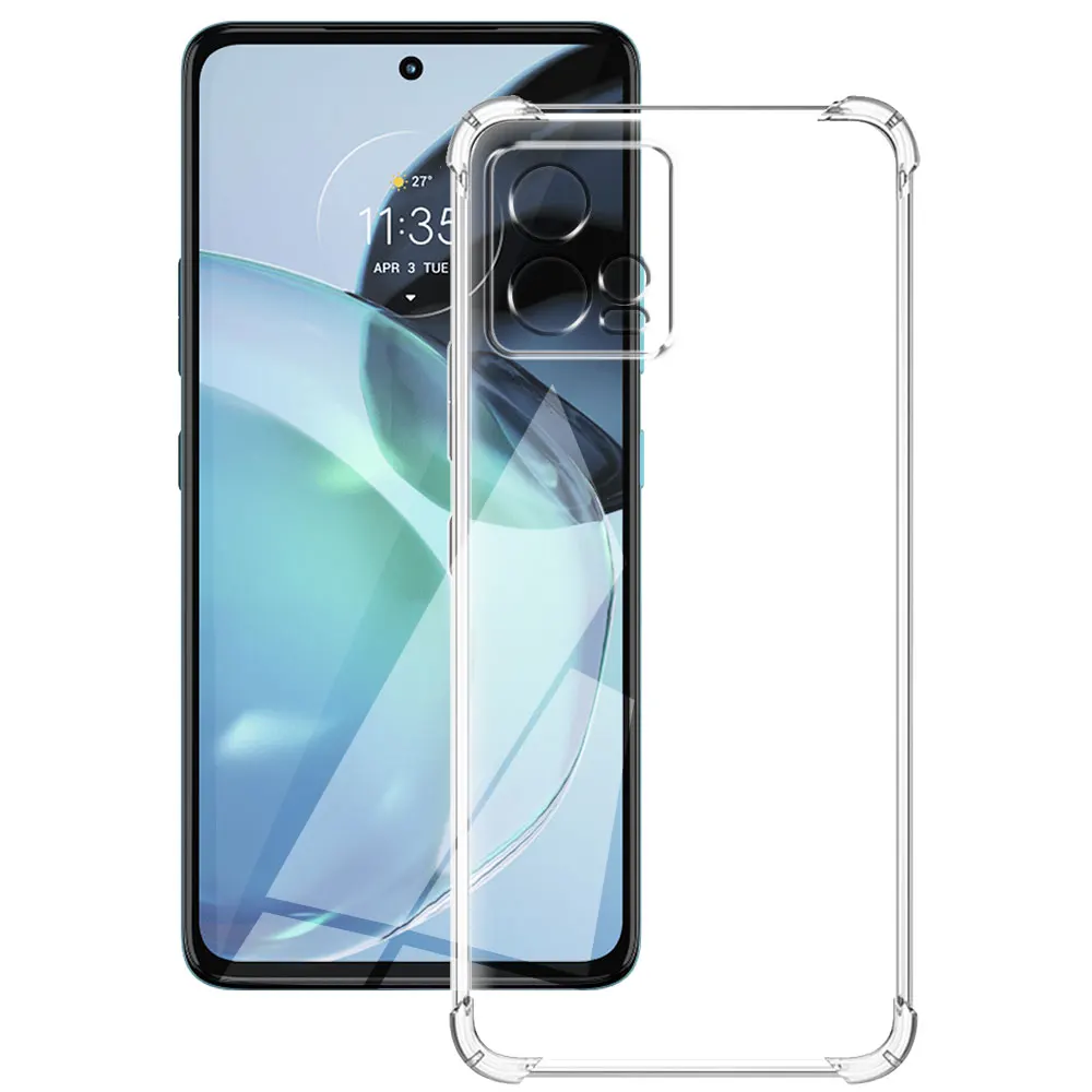 For Motorola Moto G72 5G Case Clear Shockproof Silicone Soft Protect Cases For Moto G73 5G Clear Coque For MotoG72 G 72 Funda