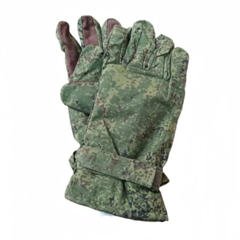 

Мужские зимние тактические перчатки с защитой от холода и утеплением, российские камуфляжные перчатки EMR, мужские зимние утепленные плюшевые перчатки, регулировка 08/11