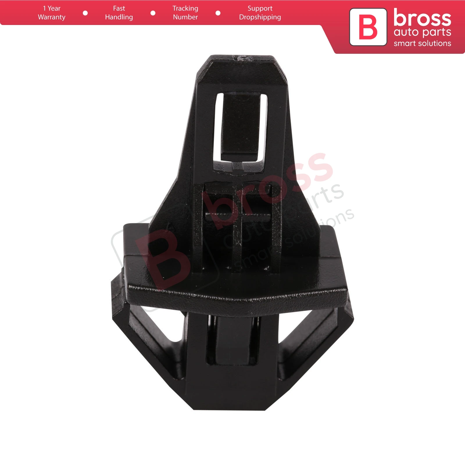 Bross Auto Parts BCF1075 10 Pieces Radiator Grille Clip for Honda:91578SV4003 Made in Turkey