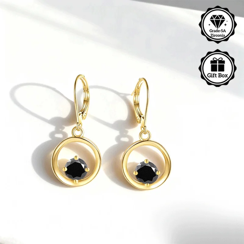 

LAMVOICE Ювелирные изделия для женщин, серьги с цирконием из стерлингового серебра 925 пробы, подарки на Рождество для нее, ювелирные изделия в подарочной упаковке