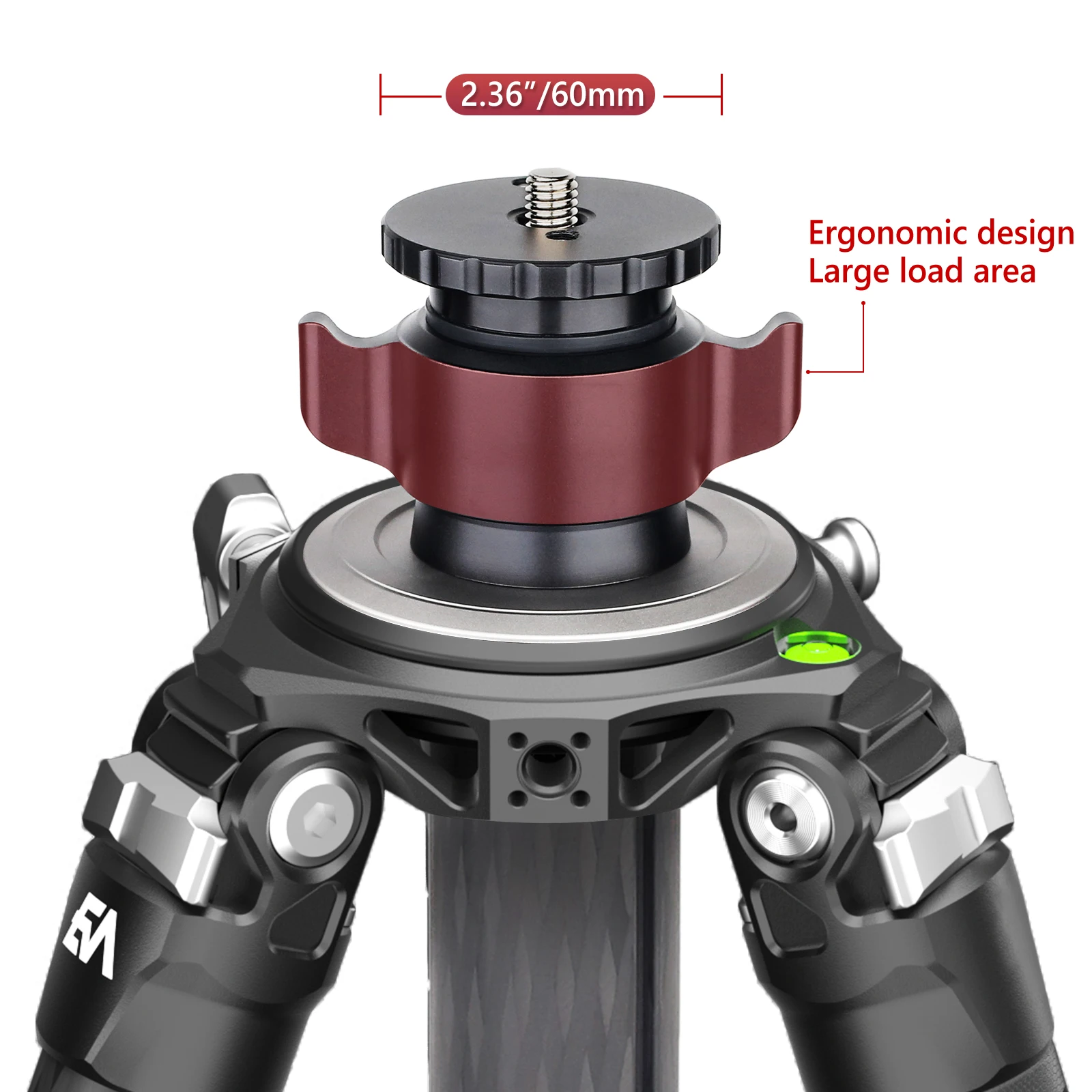 EVUMO 53cm Height Center Column Carbon Fiber 3/8\