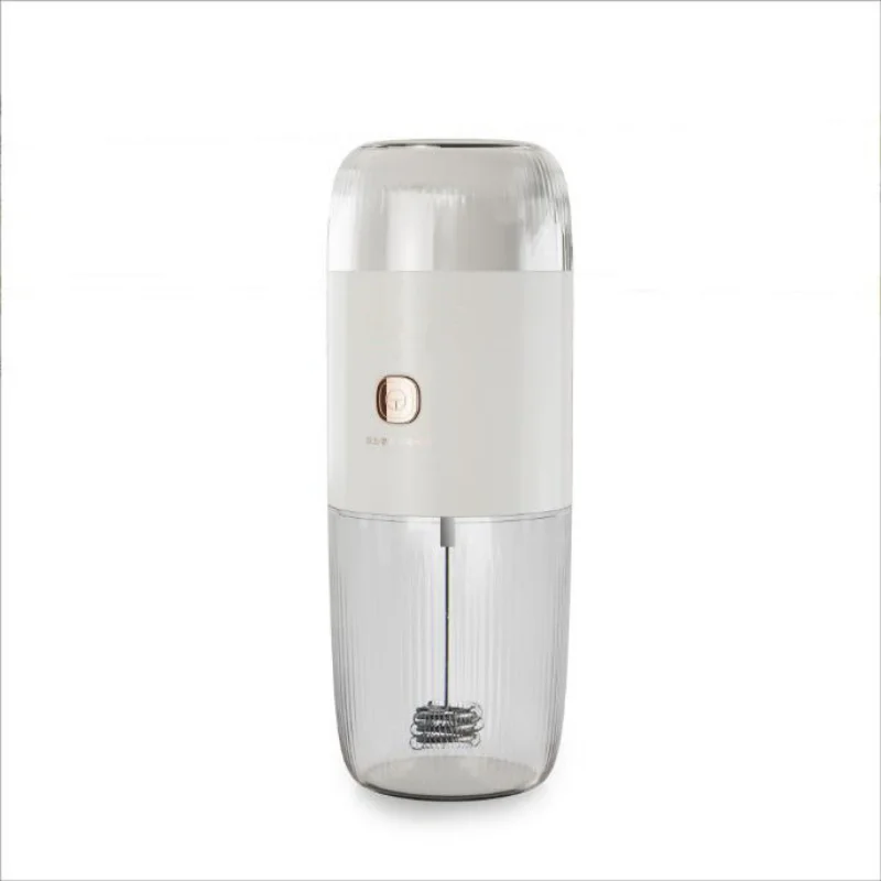 New product portable coffee milk frother USB rechargeable coffee grinding and brewing multifunctional milk frother