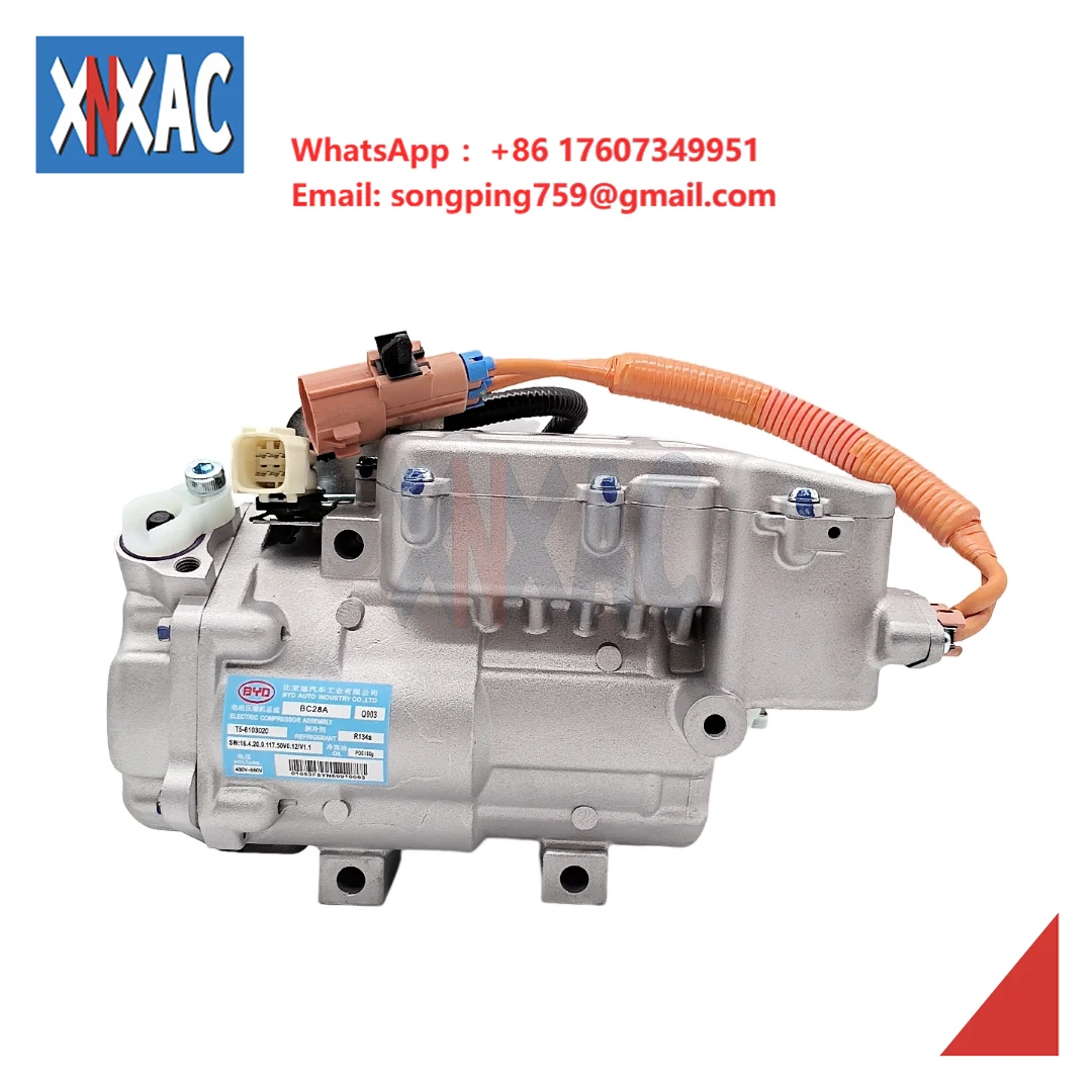 Hybrid Car AC Compressor Electric Compressor for BYD 430V-550V Model BC28A OEM T5-8103020 New