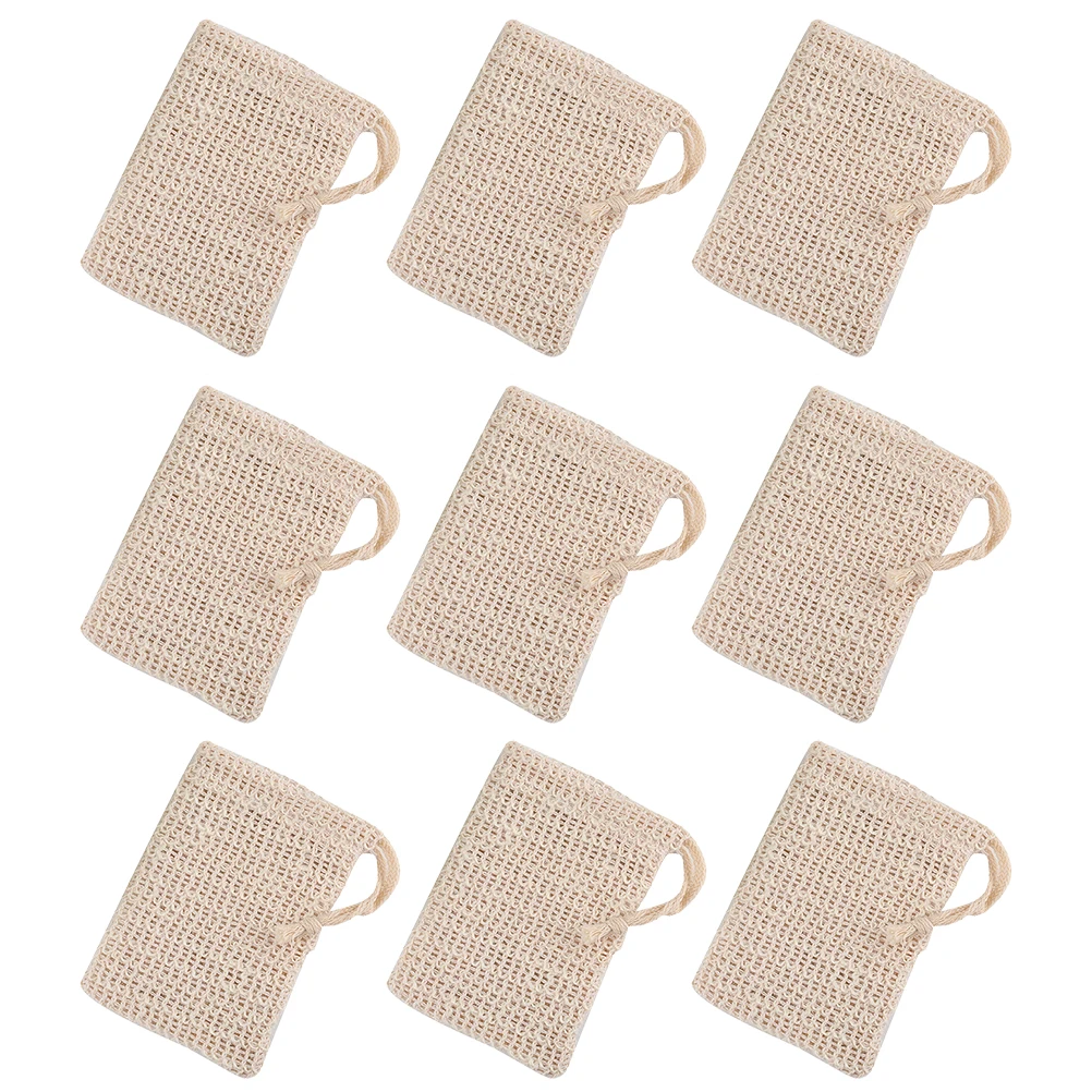 

20 pcs Soap Mesh Bag Holder Exfoliating Pouch Storage Bags Net Travel Great Lather Skin Cleaning Tools Long Lasting