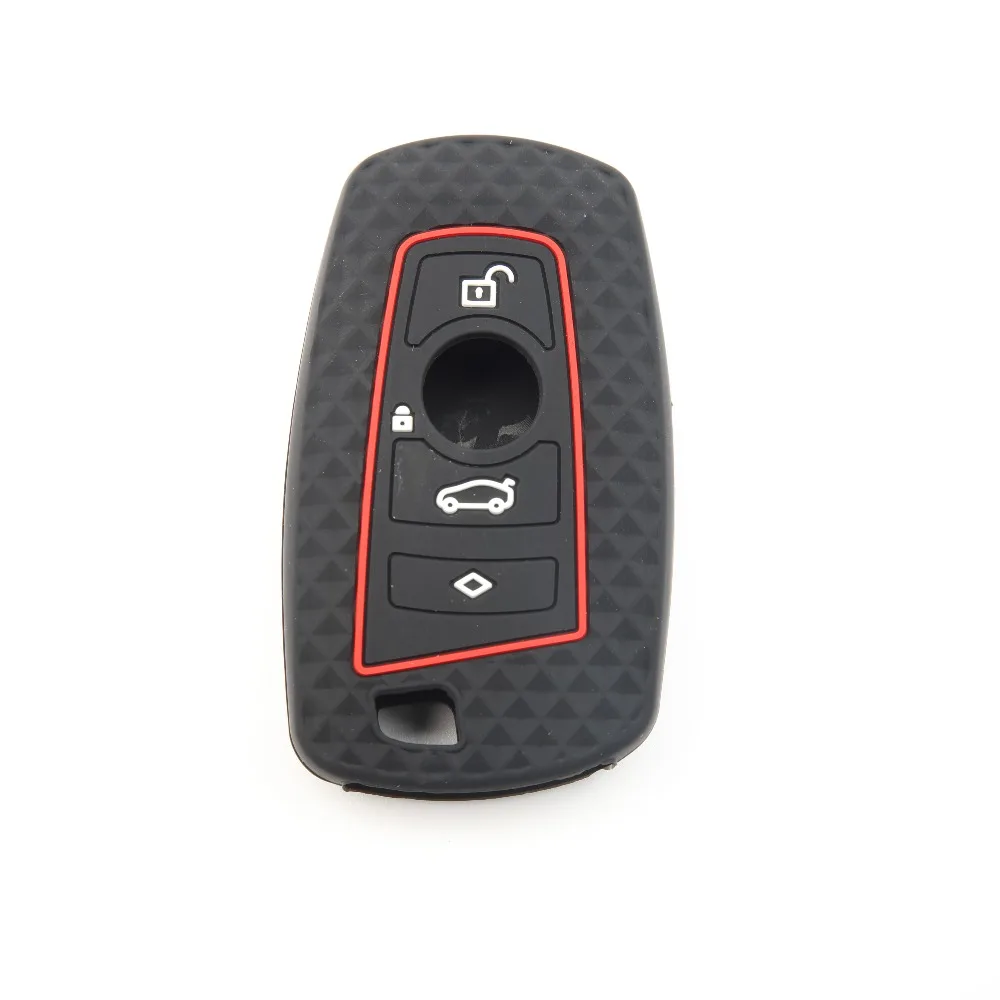 For BMW F30 F31 F32 F34 F20 F21 F07 F10 1 3 5 7 Series X1 X3 G01 X4 G02 X5 F15 F16 M3 M4 Silicone Car Key Case Cover Shell Fob