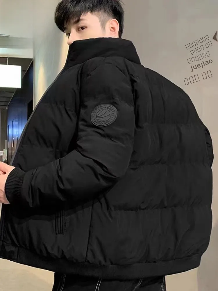 الرجال أسفل Jaet معطف القطن الشباب Faion الدفء الخريف الشتاء ملابس خارجية جديدة Sle العصرية الشباب ملابس للرجال #1