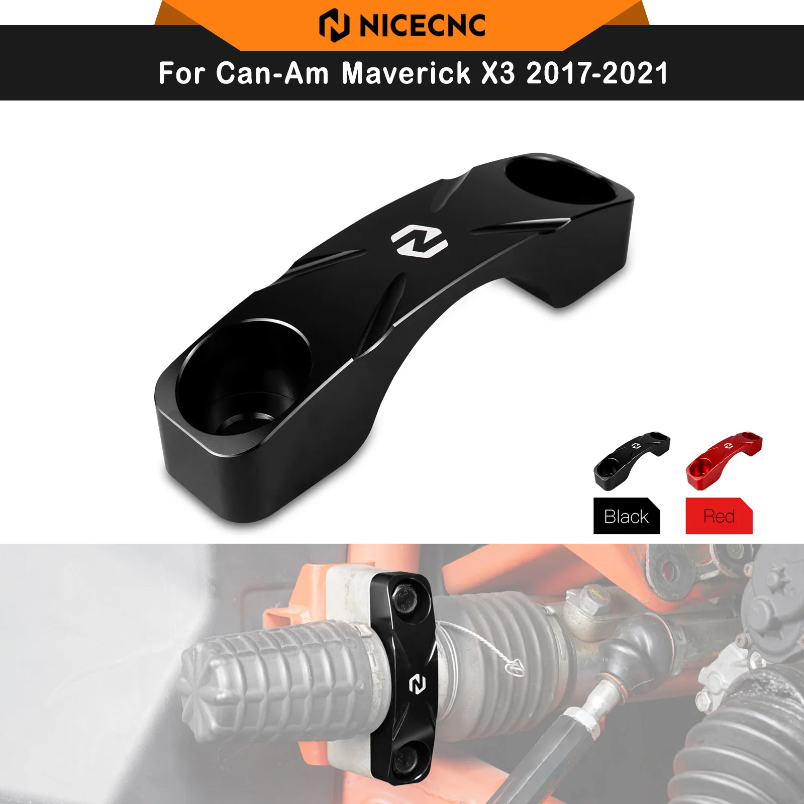 nicecnc-can-am-maverick-x3-2017-2021-utv用ステアリングラックマウントプレート補強キット-can-am-x3-4x4-xmr-xrc-ds-xds-xrs-turbo-dps対応