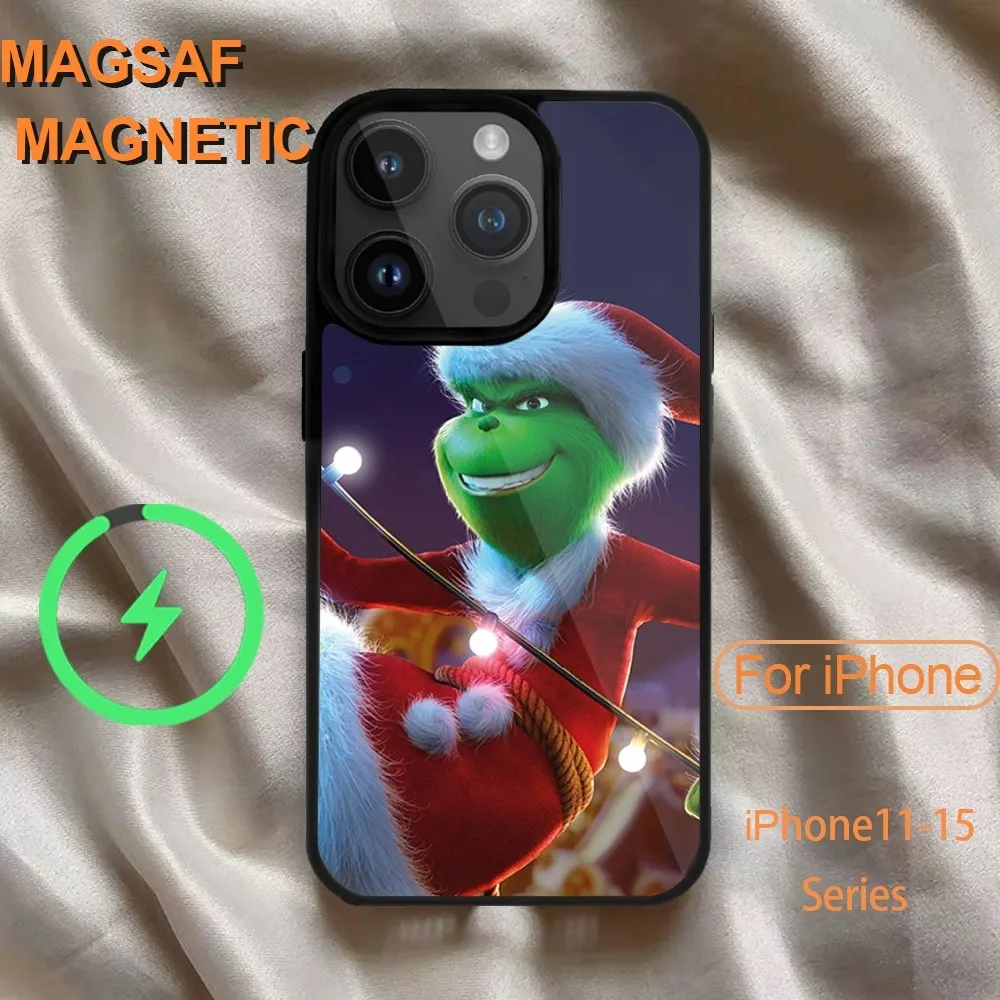 How The G-Grinch Stole C-Christmas Film  Phone Case  For iPhone 14 13 12 11 15 Pro Max Magsafe Wireless Charge Plus Mini Cover