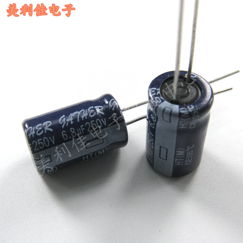 GATHER  6.8UF250V 10x16mm electrolytic capacitor