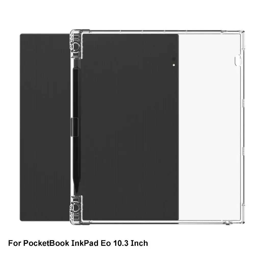 Air Bag 10.3 Inch E‑note Case with Pen Slot Anti-fall Protective Cover Shockproof TPU Clear Back Shell for PocketBook InkPad Eo