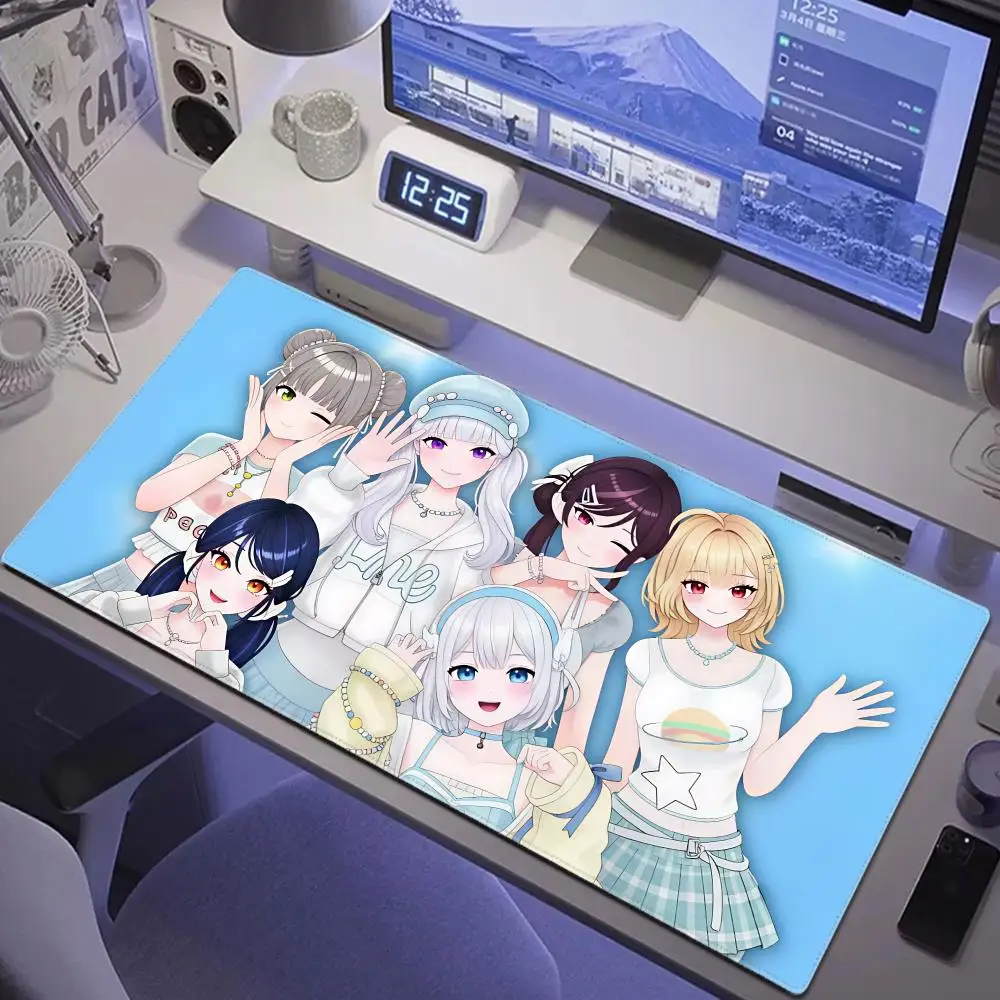 I-Isegye I-Idol Mauspad, rutschfest, verdickt, großes Schreib-Mauspad mit verlaufendem Rand, für Büro, Studenten und Gamer