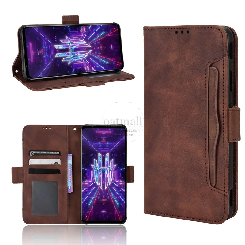 For ZTE Nubia Red Magic 7 / 7 Pro / 7S / 7S Pro Wallet Case Magnetic Book Flip Cover Card Photo Holder Luxury Leather Fundas