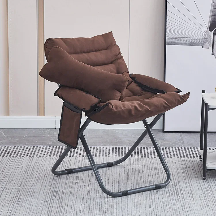 

For New Modern Style Lazy Reclining Leisure Chair Armchair Armrest Sofa Chair with Side Pocket