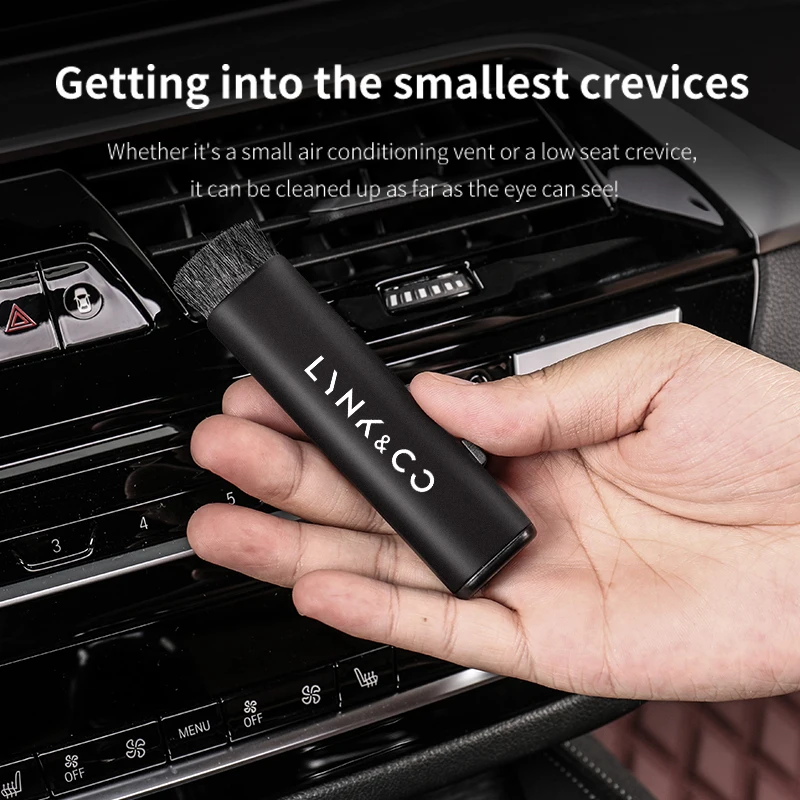 Car Cleaning Detailing Brush Interior Air Outlet Dashboard Tool For LYNK&CO 01 02 Hatchback 03 Phev 05 Phev 06 Phev 09