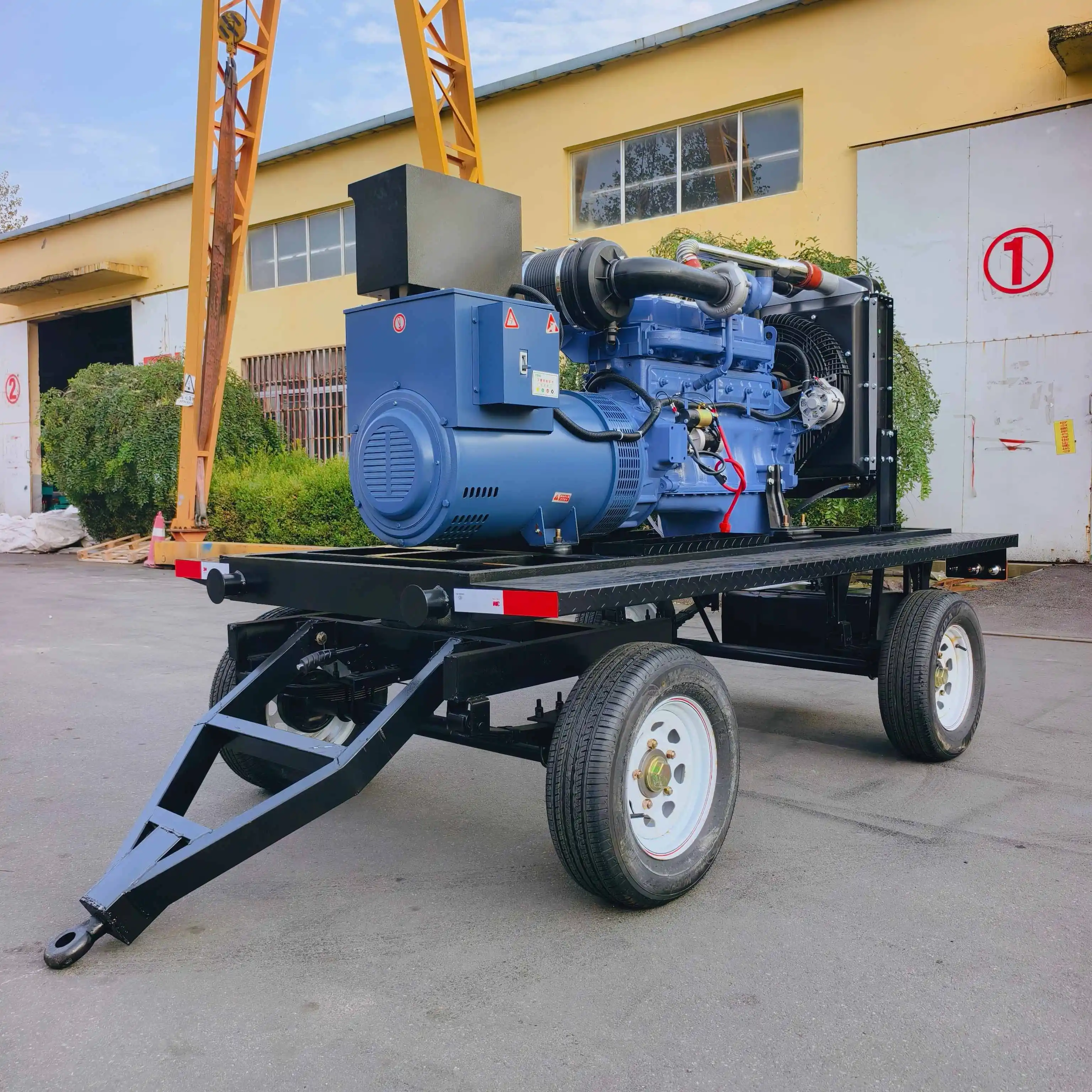 For  187.5kVA 150kW Super Silent Canopy Soundproof Generator Set 24V  Start Remote Control ATS Model HM-150GF